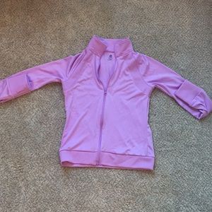 Light purple turtle neck zip up